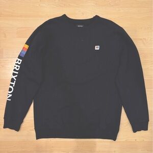 Brixton “Polaroid” Crewneck Sweater. NWOT. XL. Black.
